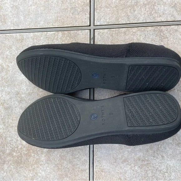 Rothy’s The Flat Round Toe Flats Black - Picture 8 of 12